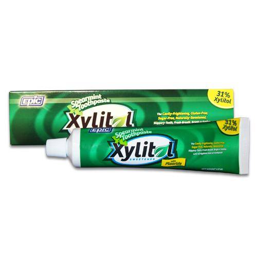 Epic - Epic Xylitol Toothpaste with Fluoride - Spearmint 4.9 oz