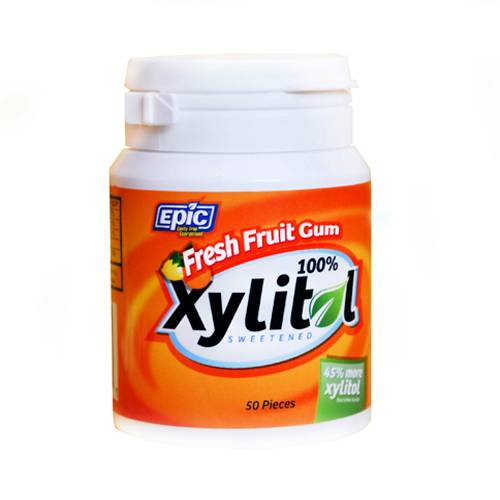 Epic - Epic Xylitol Chewing Gum - Fresh Fruit 50 pc