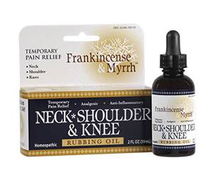 Frankincense & Myrrh - Frankincense & Myrrh Neck Shoulder & Knee Rubbing Oil 2 oz
