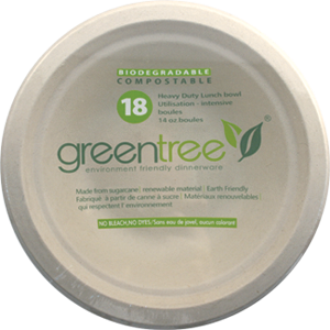 Greentree - Greentree Compostable Bowls 14 oz 18 ct
