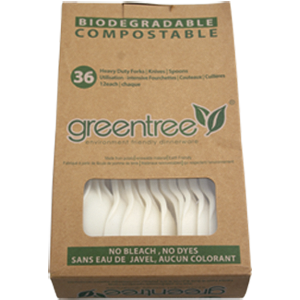 Greentree - Greentree Compostable Cutlery - Knife Fork & Spoon 36 ct