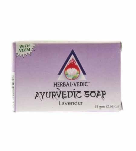 Herbalvedic Ayurvedic Formulas - Herbalvedic Lavender Soap 75 g
