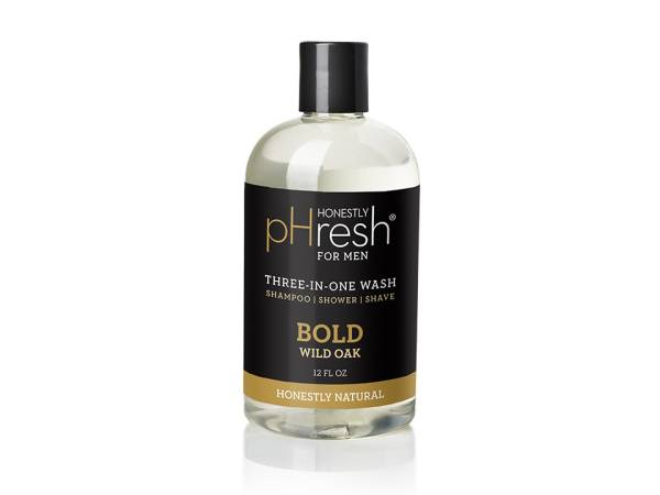 Honestly Phresh - Honestly Phresh Body Wash - Three-In-One Bold Wild Oak 12 oz