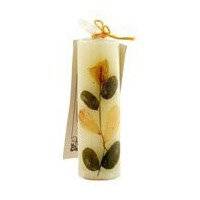Auroshikha Candles & Incense - Auroshikha Candles & Incense Flower Candle Sandal Cylindrical 1 unit