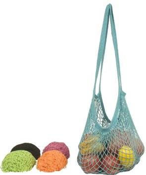 Eco-Bags Products - Eco-Bags Products String Bag Tote Handle Natural Cotton Set-Assorted Tropicals