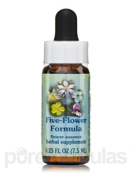 Flower Essence Services - Flower Essence Services Five-Flower Formula 0.25 oz