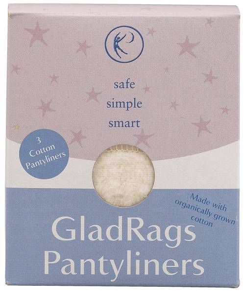 Glad Rags - Glad Rags Natural Pantyliner made with Organic Cotton Pack