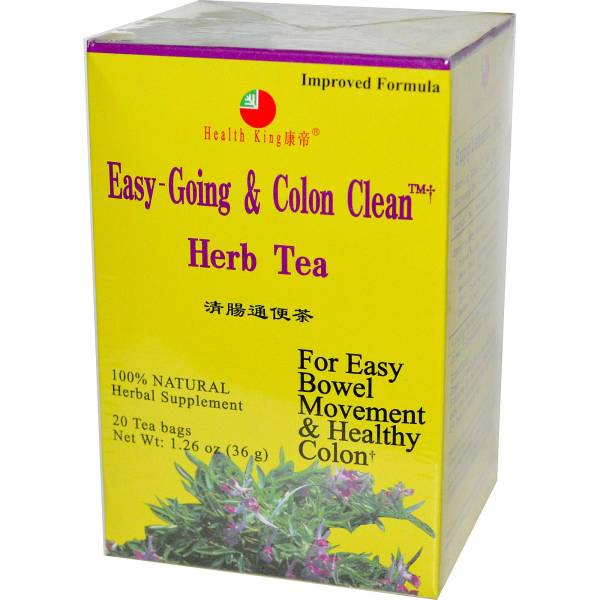 Health King - Health King Easy Going Colon Cleanse Tea 20 bag