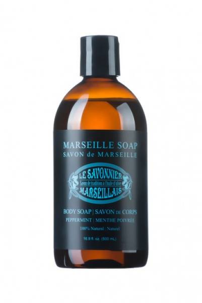 Le Savonnier Marseillais (The Soap Maker) - Le Savonnier Marseillais (The Soap Maker) Liquid Body Soap Peppermint 16.9 oz