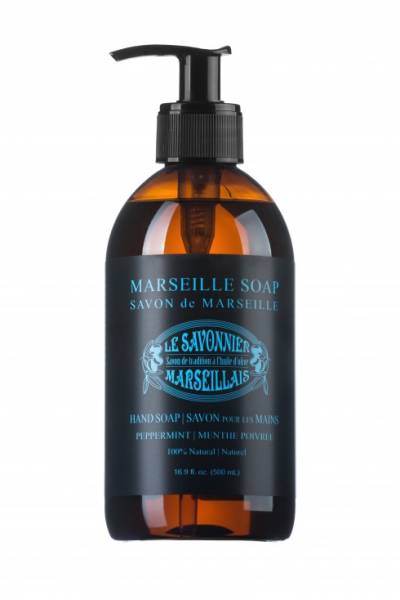 Le Savonnier Marseillais (The Soap Maker) - Le Savonnier Marseillais (The Soap Maker) Liquid Hand Soap Peppermint 16.9 oz