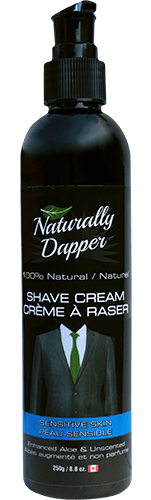 Naturally Dapper - Naturally Dapper Shave Cream for Sensitive Skin 8.8 oz