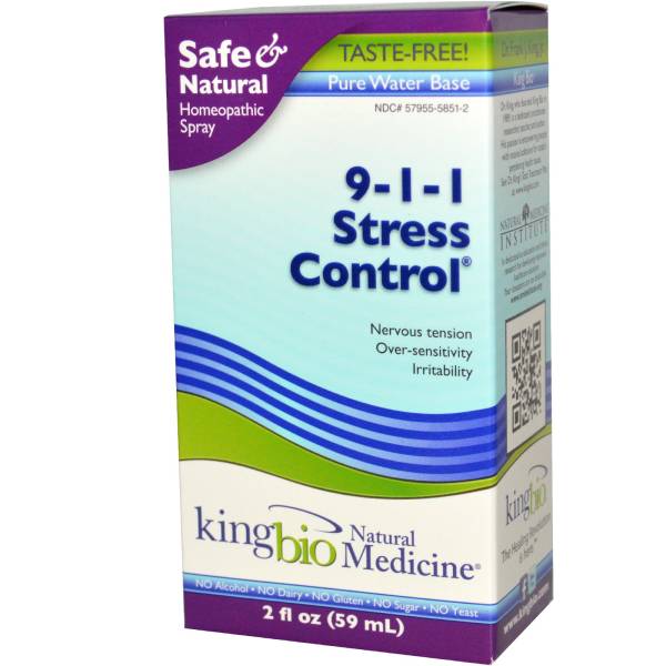 King Bio - King Bio 9-1-1 Stress Control 2 oz