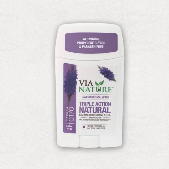 Via Nature - Via Nature Deodorant Stick Lavender & Eucalyptus 2.25 oz