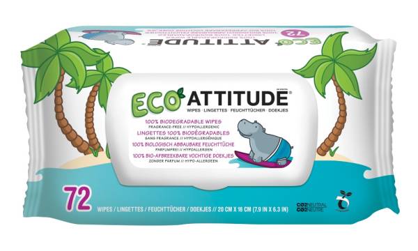 Attitude - Attitude Eco Baby Wipes 72 ct