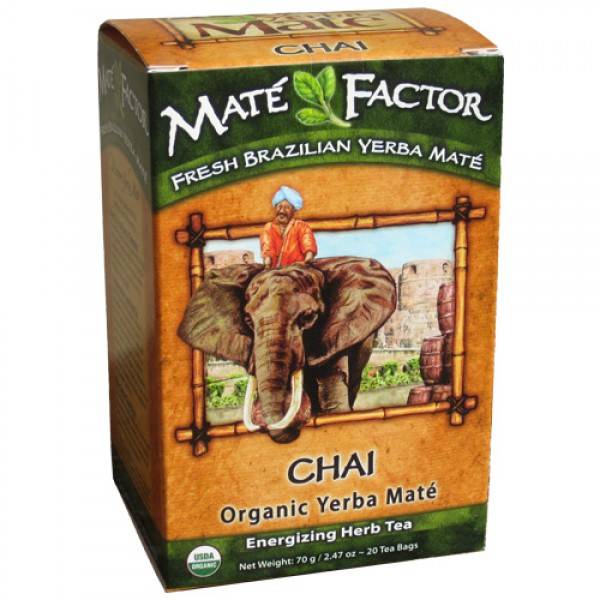 Mate Factor - Mate Factor Yerba Mate Organic Tea Box 20 bags - Chai
