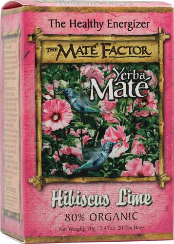 Mate Factor - Mate Factor Yerba Mate Organic Tea Box 20 bags - Hibiscus Lime