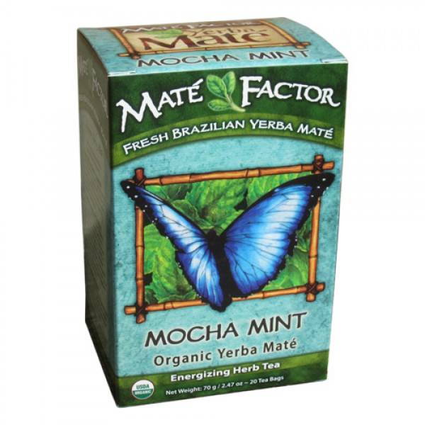 Mate Factor - Mate Factor Yerba Mate Organic Tea Box 20 bags - Mocha Mint