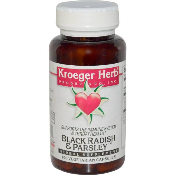 Kroeger Herb Products - Kroeger Herb Products Black Radish Parsley 100 cap vegi