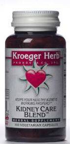 Kroeger Herb Products - Kroeger Herb Products Kidney Care Blend 100 cap vegi