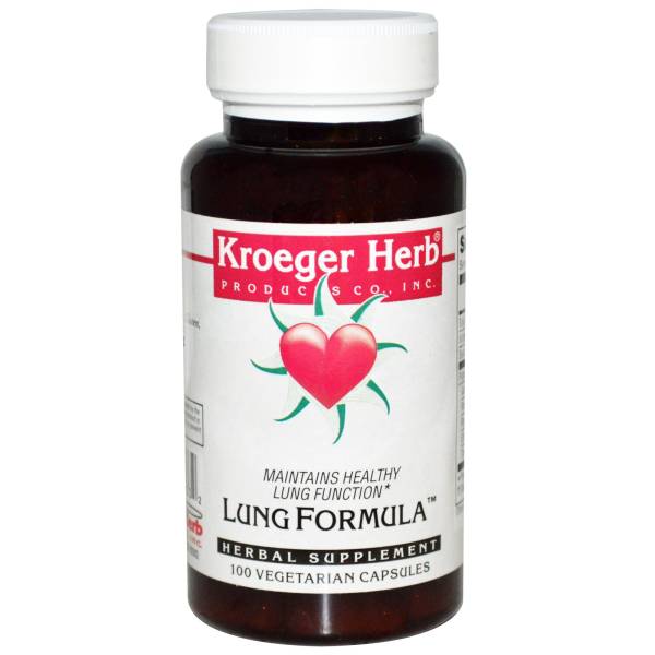 Kroeger Herb Products - Kroeger Herb Products Lung Formula 100 cap vegi