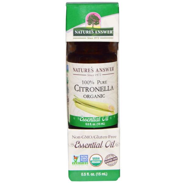 Nature's Answer - Nature's Answer Essential Oil Organic Citronella 0.5 oz