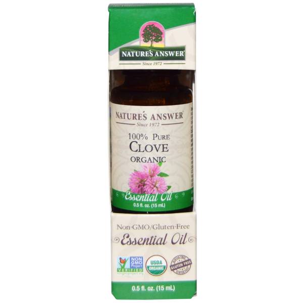 Nature's Answer - Nature's Answer Essential Oil Organic Clove 0.5 oz