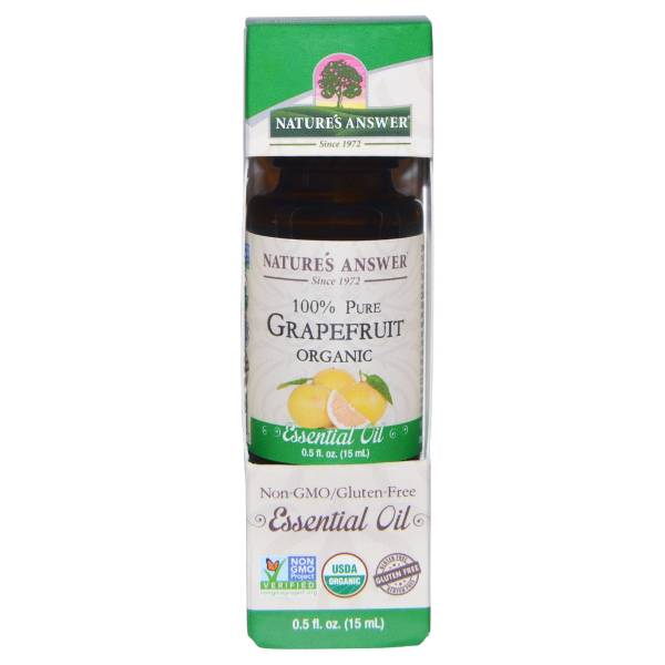 Nature's Answer - Nature's Answer Essential Oil Organic Grapefruit 0.5 oz