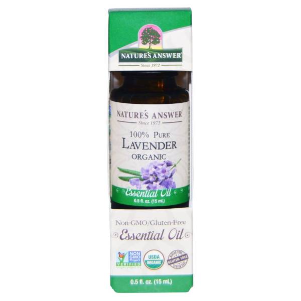 Nature's Answer - Nature's Answer Essential Oil Organic Lavender 0.5 oz
