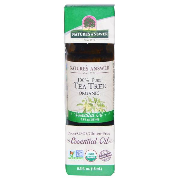 Nature's Answer - Nature's Answer Essential Oil Organic Tea Tree 0.5 oz