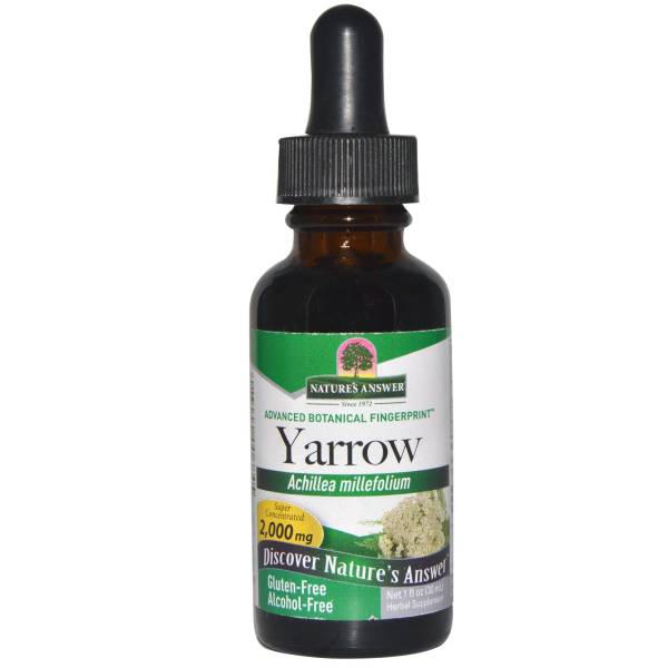 Nature's Answer - Nature's Answer Yarrow Flowers Alcohol Free Extract 1 oz