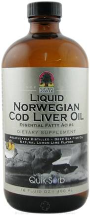 Nature's Answer - Nature's Answer Liquid Norwegian Cod Liver Oil 16 oz