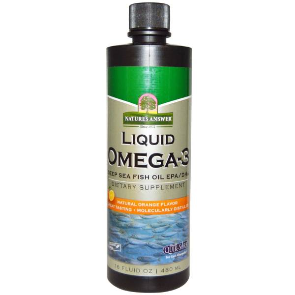 Nature's Answer - Nature's Answer Liquid Omega 3 Deep Sea Fish Oil EPA/DHA 16 oz