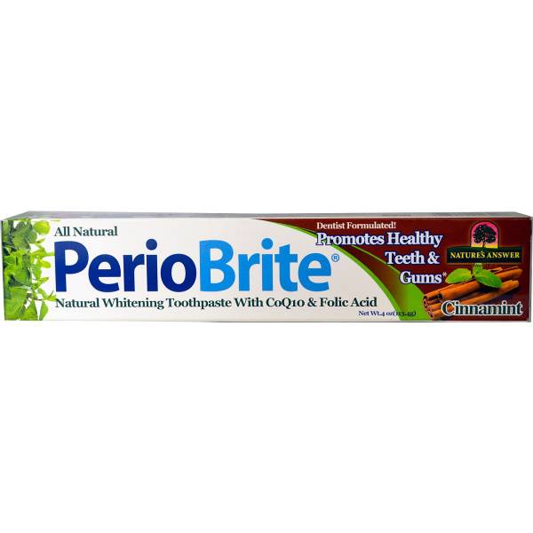 Nature's Answer - Nature's Answer PerioBrite Natural Toothpaste Cinnamint 4 oz