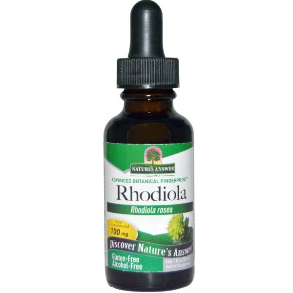 Nature's Answer - Nature's Answer Rhodiola Root Extract Alcohol Free 1 oz