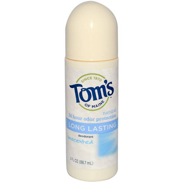 Tom'S Of Maine - Tom's Of Maine Deodorant Roll-On Long Lasting Unscented 3 oz