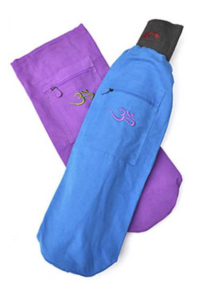 Barefoot Yoga - Barefoot Yoga Duffel Style Cotton Canvas Yoga Mat Bag with OM