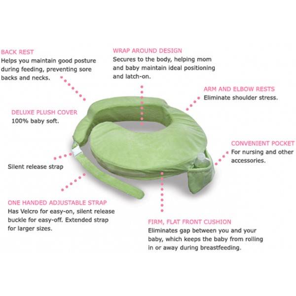 My Brest Friend Twin Plus Nursing Pillow Green