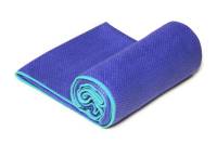 YogaRat Diamond Grip Yoga Towel - Indigo/Turquoise