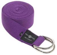 Hugger Mugger 6 ft Cotton Strap with D Ring - Purple