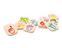 Toys - Learning & Education - Plan Toys - Plan Toys Hand Sign Numbers 1 - 10