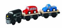 Toys - Toy Cars - Plan Toys - Plan Toys Car Carrier Train