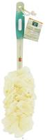 Earth Therapeutics Feng Shui Mesh Body Brush with Ergo Grip - Earth/Frosted Yellow