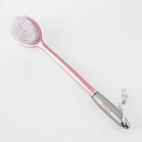 Hair Care - Hair Brushes and Accessories - Earth Therapeutics - Earth Therapeutics Silicone Softgrip Back Brush - Pink
