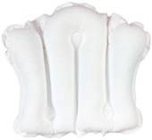 Earth Therapeutics Terry Covered Bath Pillow - White