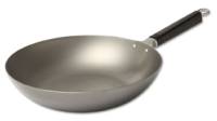 Joyce Chen Carbon Steel Stir Fry Pan 12" - Black Phenolic Handle