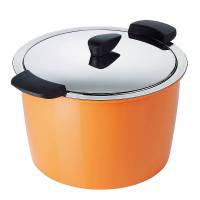 Bakeware & Cookware - Pots - Kuhn Rikon - Kuhn Rikon Hotpan Cook & Serveware Stockpot 5 qt - Orange
