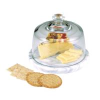 Norpro Glass Cheese Dome with Marble Base