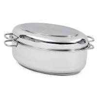 Bakeware & Cookware - Roasting Pans - Norpro - Norpro Krona Stainless Steel Multi Roaster 12 qt