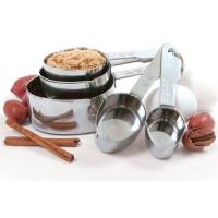Utensils - Measuring Cups & Spoons - Norpro - Norpro Stainless Steel Measuring Cups 5 pcs