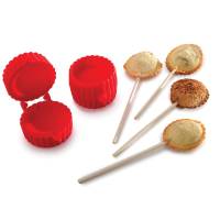 Bakeware & Cookware - Cake Pans - Norpro - Norpro Mini Pie Pops - Red (24 Pack)
